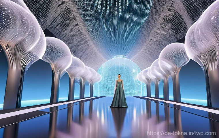 디지털 패션 NFT의 가치 평가 방법 - Image Prompt 1: The Grand Metaverse Runway**