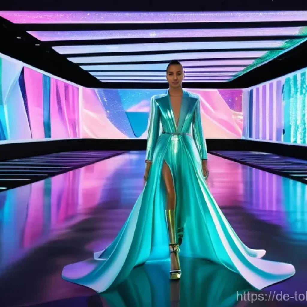 디지털 패션 NFT로 수익 창출하기 - **Prompt 1: Futuristic Metaverse Fashion Show**
"A stunning, highly detailed digital fashion sho...