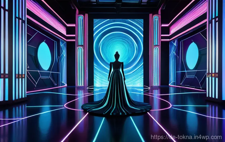 디지털 패션 NFT의 리더십과 혁신 - Prompt 1: Metaverse High Fashion Gala**