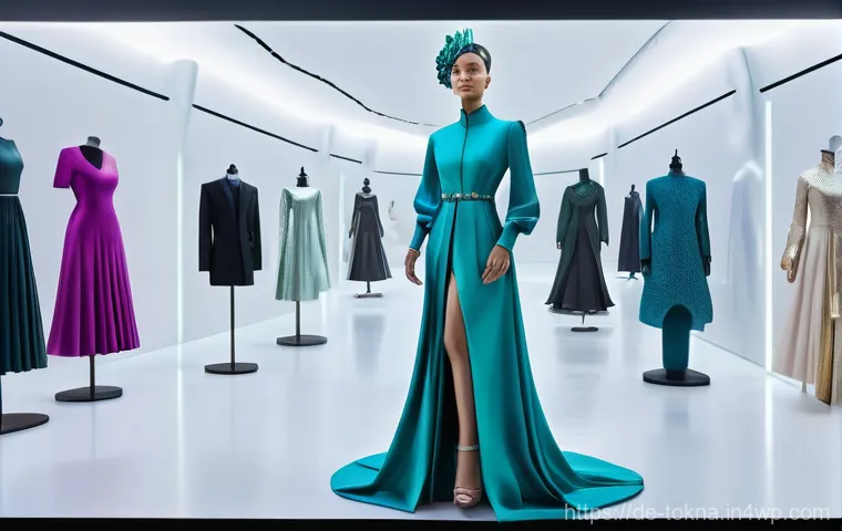 디지털 패션 NFT의 유통 경로 - Prompt 1: Virtual Haute Couture Showcase**